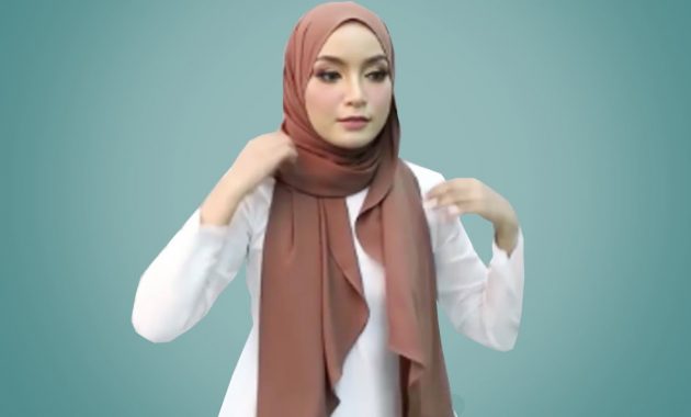 Langkah Menggunakan Hijab Pashmina dengan Gampang
